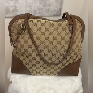 🔥🔥🔥 GUCCI MONOGRAM BREE DOME SATCHEL!🔥🔥